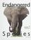 Cover of: Endangered species