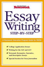 Cover of: Essay Writing: Step-By-Step by Newsweek Education Program, Newsweek