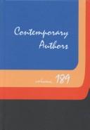 Cover of: Contemporary Authors, Vol. 189