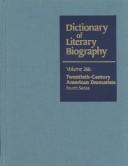 Cover of: Twentieth-Century American Dramatists: Fourth Series (Dictionary of Literary Biography)