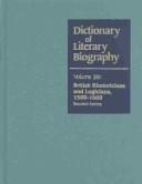 British rhetoricians and logicians, 1500-1660 by Edward A. Malone