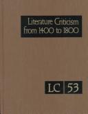 Cover of: Literature Criticism from 1400 to 1800 by 