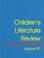 Cover of: Children's Literature Review