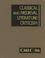 Cover of: Classical And Medieval Literature Criticism (Classical and Medieval Literature Criticism)