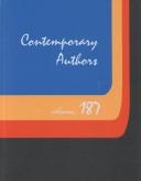 Cover of: Contemporary Authors, Vol. 187