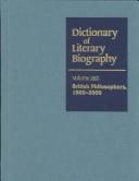 Cover of: British Philosophers 1800-2000 (Dictionary of Literary Biography)