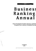 Cover of: Business Rankings Annual 2007 (Business Rankings Annual) | 