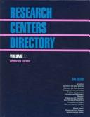 Cover of: Research Centers Directory