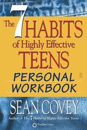 Cover of: The 7 habits of highly effective teens personal workbook