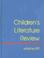Cover of: Children's Literature Review