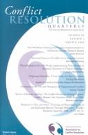 Cover of: Conflict Resolution Quarterly, No. 2, 2002 by Tricia S. Jones