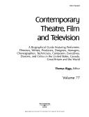 Cover of: Contemporary Theatre, Film & Television | Thomas Riggs