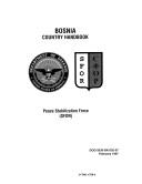 Cover of: Bosnia: Country Handbook