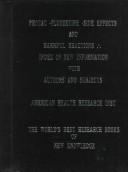 Cover of: Prozac (Fluoxetine) Side Effects and Harmful Reactions: Index of New Information With Authors & Subjects (Fluoxetine -Side Effects & Harmful Reaction : ... of New Information With Authors and Subject)