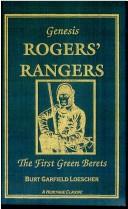 Cover of: Genesis: Rogers Rangers : the first Green Berets  by Burt Garfield Loescher