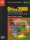 Cover of: Microsoft Office 2000: Introductory Concepts and Techniques 