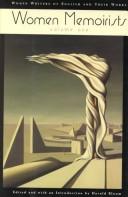 Cover of: Women Memoirists (Women Writers of English and Their Works)