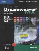 Cover of: Macromedia Dreamweaver MX: Introductory Concepts and Techniques (Shelly Cashman)