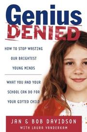 Cover of: Genius Denied: How to Stop Wasting Our Brightest Young Minds