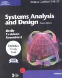 Cover of: Systems Analysis and Design, Fourth Edition