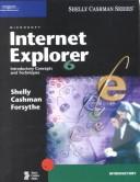 Cover of: Microsoft Internet Explorer 6: Introductory Concepts and Techniques (Shelly Cashman)