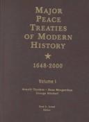 Cover of: Major peace treaties of modern history