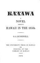 Cover of: Kaʻaʻawa: a novel about Hawaii in the 1850s