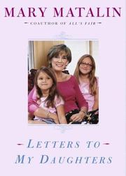 Cover of: Letters to My Daughters by Mary Matalin