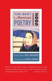 Cover of: The Best American Poetry 2005 by 