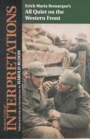 Cover of: Erich Maria Remarque's All quiet on the western front by edited and with an introduction by Harold Bloom.