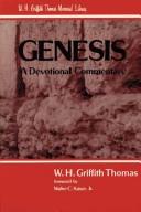 Cover of: Genesis by W. H. Griffith Thomas, W. H. Griffith Thomas