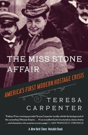 Cover of: The Miss Stone Affair: America's First Modern Hostage Crisis