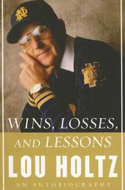 Cover of: Wins, Losses, and Lessons LP
