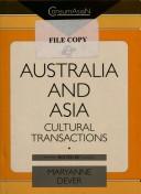 Cover of: Australia and Asia: Cultural Transactions (Consumasian Book Series)