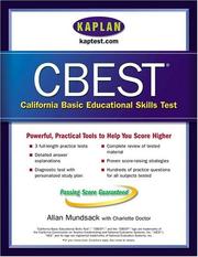 Cover of: CBEST: California Basic Education Skills Test