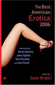 Cover of: The Best American Erotica 2006 (Best American Erotica) by Susie Bright