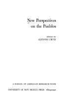 Cover of: New Perspectives on the Pueblos (School of American Research Advanced Seminar Series)