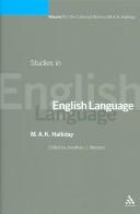 Cover of: Studies In English Language (Collected Works of M. a. K. Halliday)