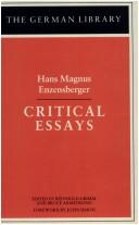 Cover of: Hans Magnus Enzenberger: Critical Essays (German Library)