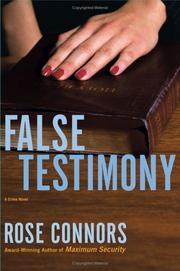 Cover of: False testimony by Rose Connors