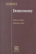 Cover of: A Handbook on Deuteronomy (Ubs Handbooks Helps for Translators)