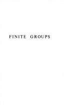 Cover of: Finite Groups (AMS/Chelsea Publication) by Daniel Gorenstein