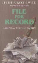 Cover of: File for Record by Phoebe Atwood Taylor