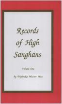 Cover of: Records of High Sanghans by Hssuan, Hsuan Hua, Heng Ch'ih Shih