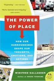 Cover of: The Power of Place by Winifred Gallagher