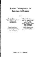 Cover of: Recent Developments in Parkinson's Disease