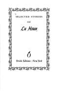 Cover of: Selected stories of Lu Hsun