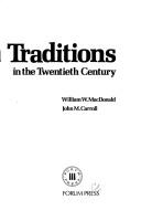 Cover of: European traditions in the twentieth century