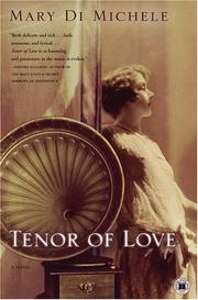 Cover of: Tenor of love by Mary Di Michele