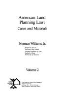 Cover of: American land planning law | 